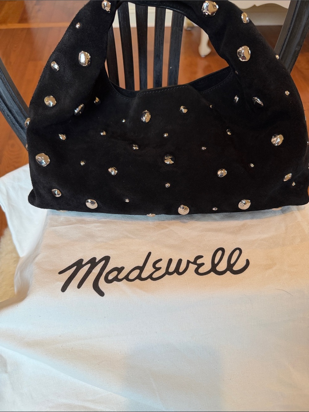Madewell Mini Pouch in Suede with studs - Picture 6 of 6